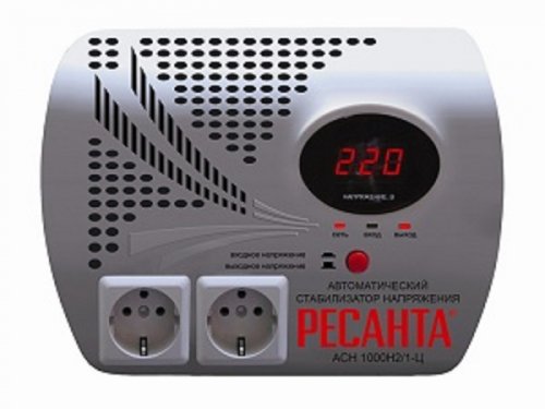 Стабилизатор напряжения Ресанта АСН-1000Н2/1-Ц, до 1кВт картинка